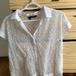 White Kooples short sleeve shirt